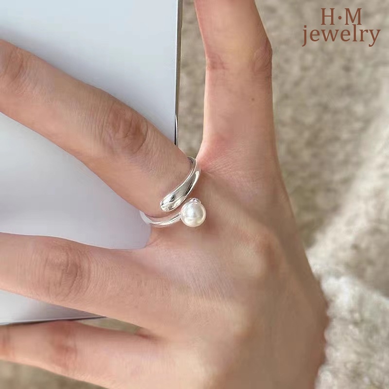 Putaran Track Mutiara Disiplin Diri Yang Canggih Cincin Sederhana Gelang Fashion Pribadi Pembukaan Ornamen