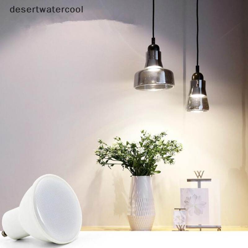 Deid Dimmable GU10 COB Lampu Sorot LED 6W MR16 Bulbs Light 220V Putih Lampu Down Light Martijn