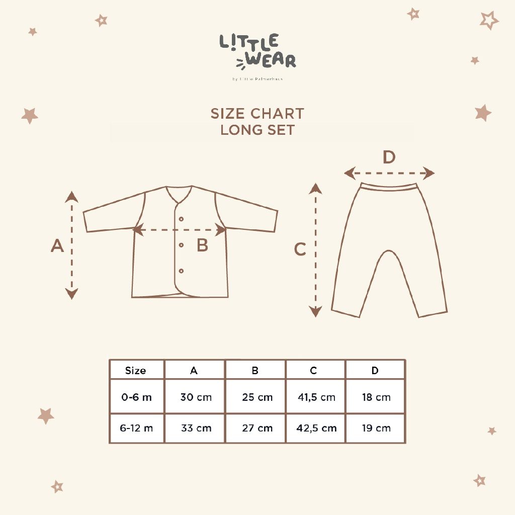 Little Palmerhaus Little Wear Long Sleeve | Setelan Anak