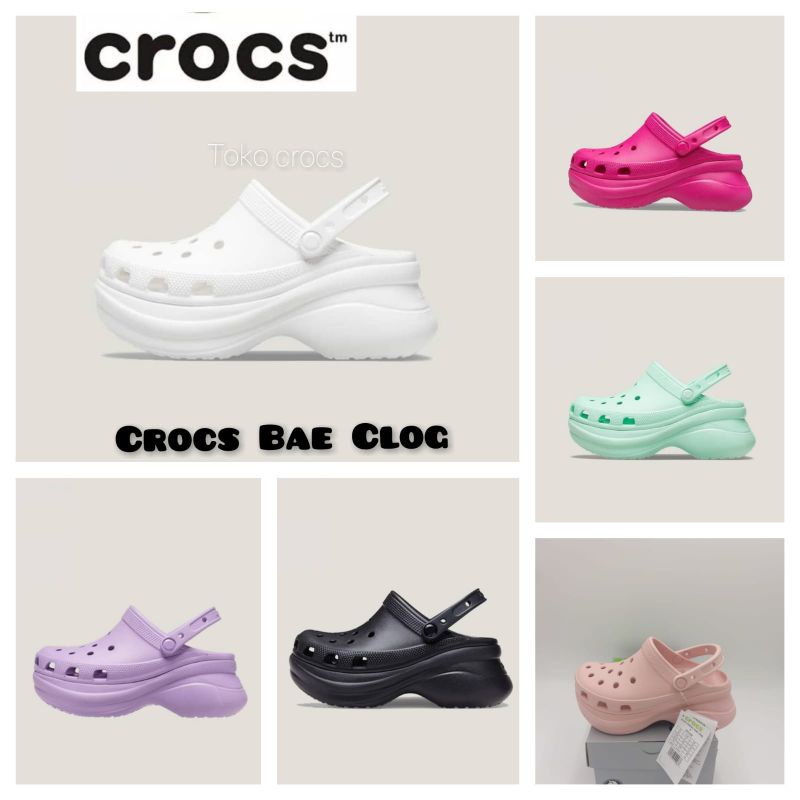 PROMO Crocs Classic Bae Clog  / Sandal wanita Crocs classic Bae Clog / crocs Bae Clog platform