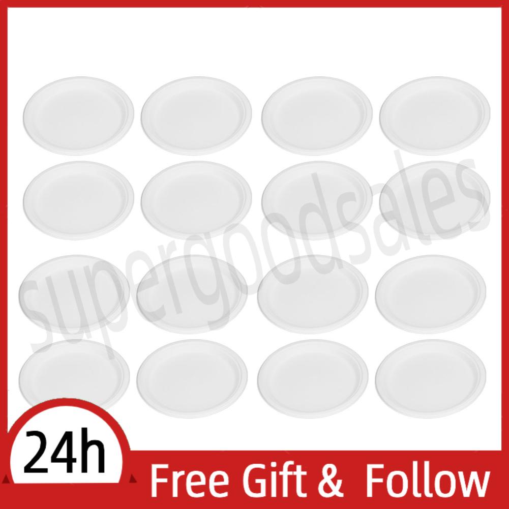 Supergoodsales Disposable Oval Paper Plates Freezerable for  Truck