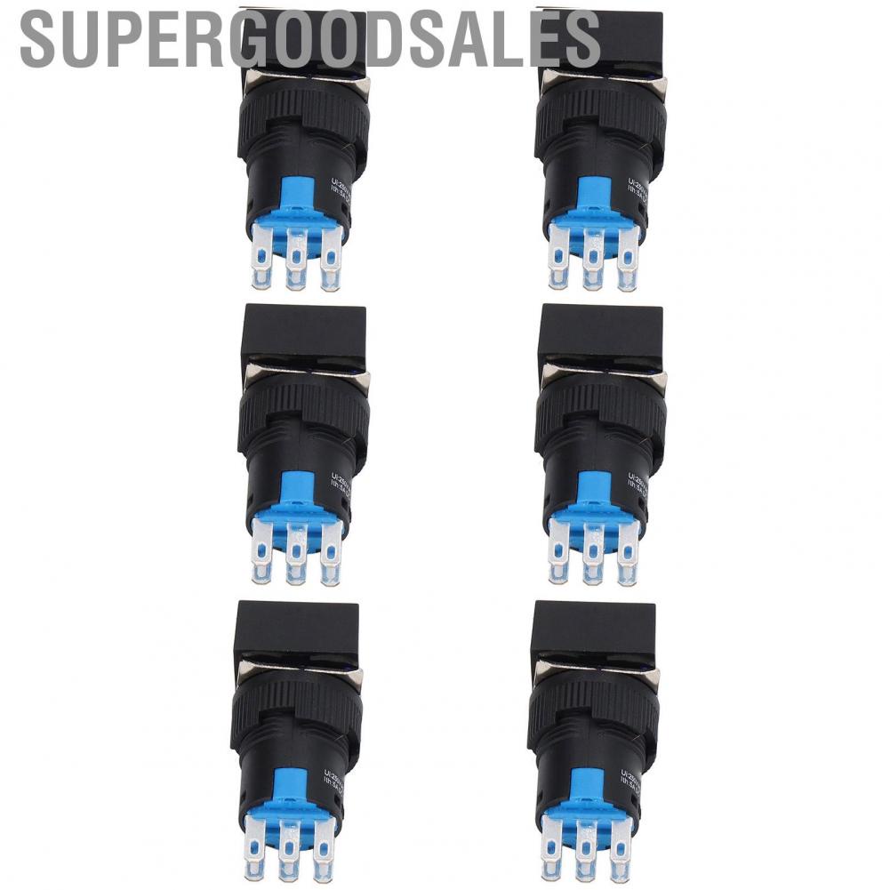 Supergoodsales Momentary Push Button  Stable Performance Switch AC 0‑240V 5A Operating Current for Contactors Relays