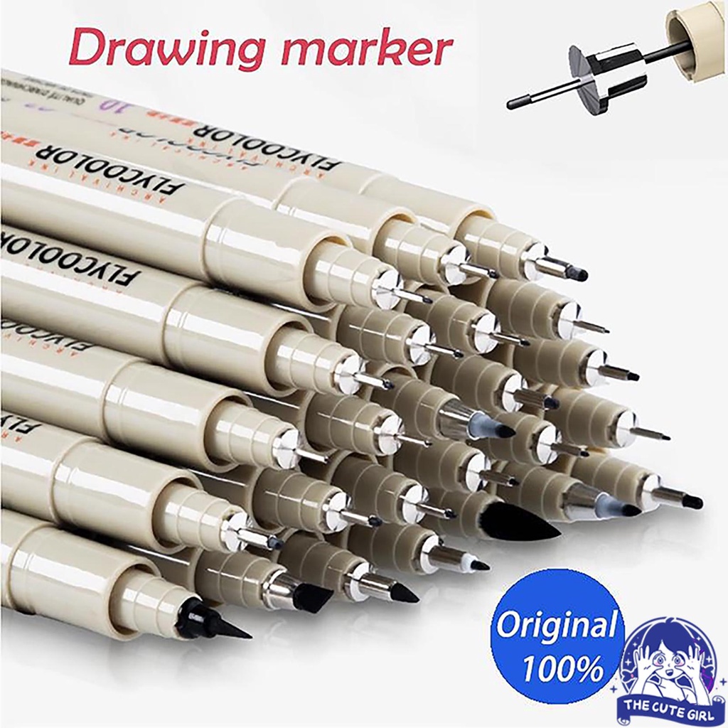 

Brush Pen 1 Pcs Art Markers Pens Drawing Waterproof Sketch Color Drawing Pens Hand Drawing Cartoon Pens Various Types of Neutral Pen - Stazionario