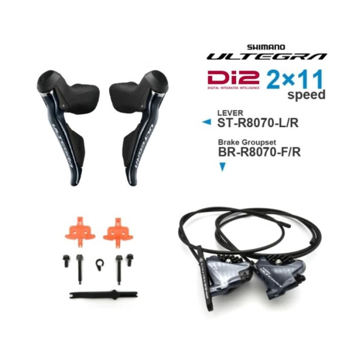Brifter Shifter Caliper Set Ultegra Di2 R8070 BR R8070 Hydraulic Disc