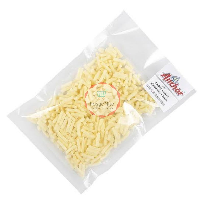 

Keju Mozzarella Shredded Red Cheddar Mexican Mix Cheese - Greenfields Anchor Emborg