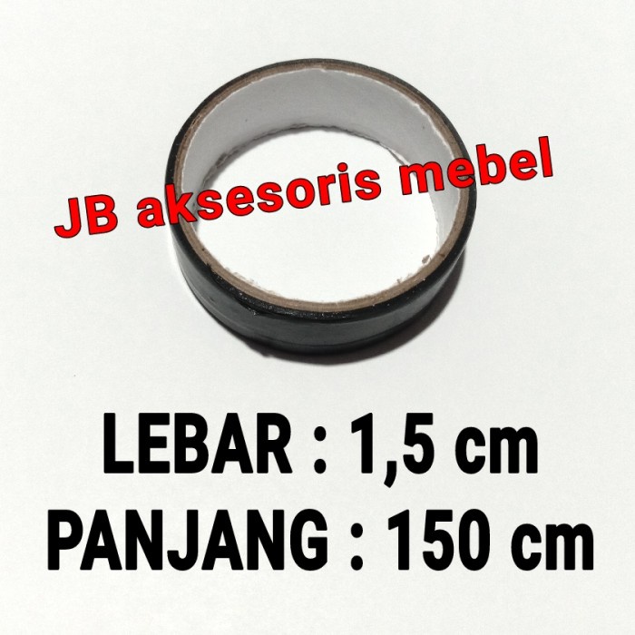 

ISOLASI LISTRIK HITAM 1,5 Meter / SOLASI KABEL TAPE 1,5 cm X 150 cm