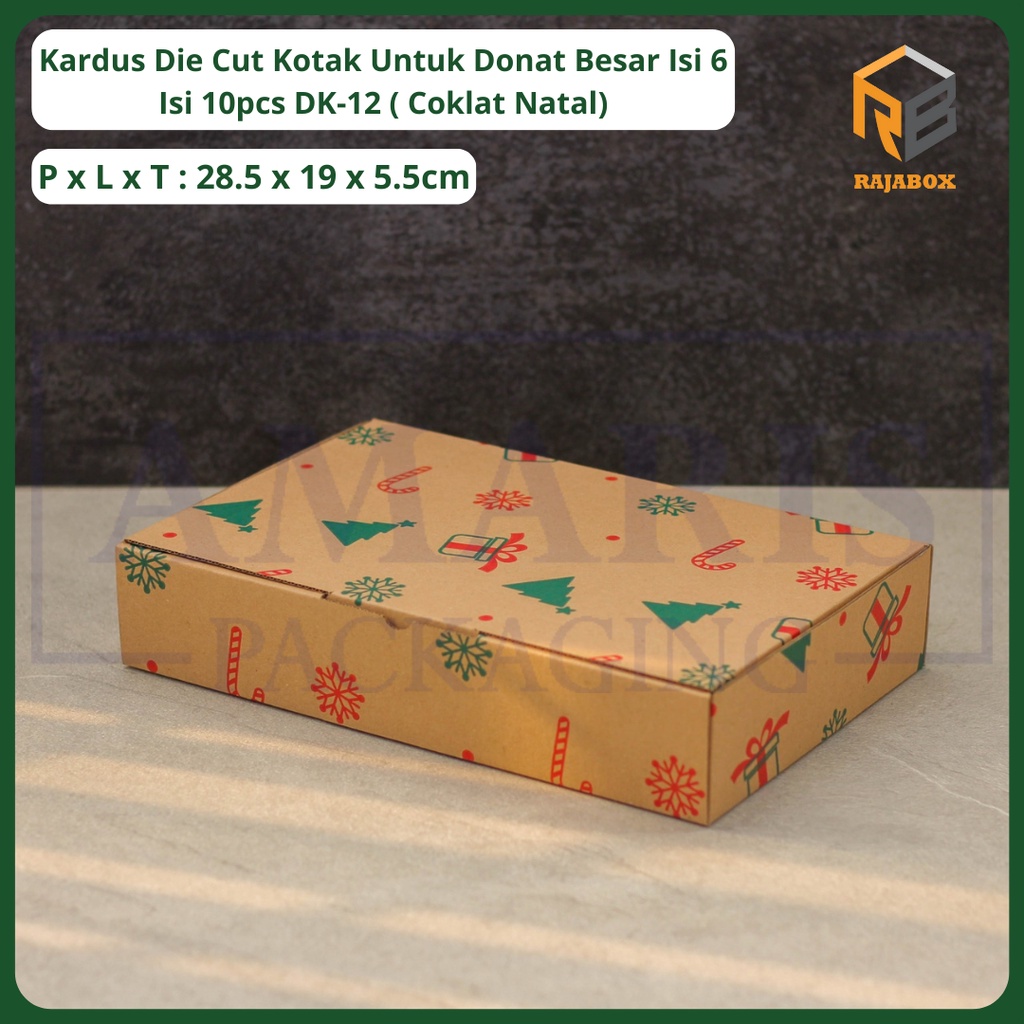 

Kardus Die Cut Kotak Donat Biasa / Donat Mini Isi 10 Pcs Pcs DK-12