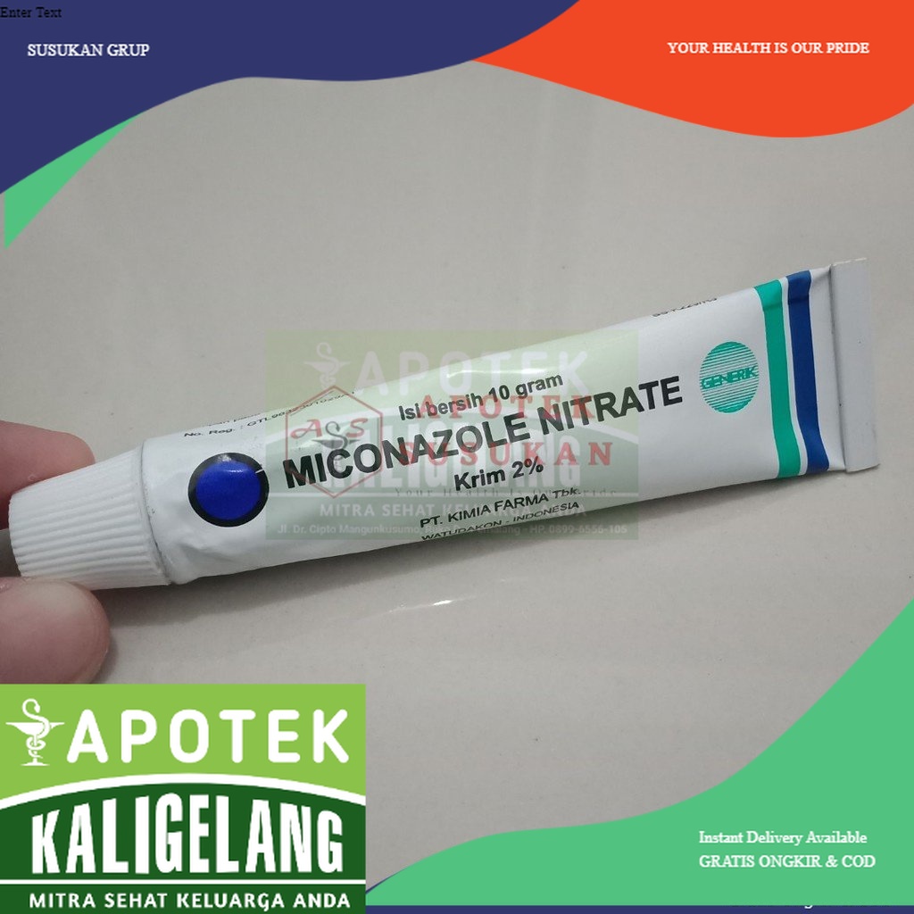 Miconazole Cream AntiJamur Salep Anti Jamur Kutu Air Panu Kadas Kurap