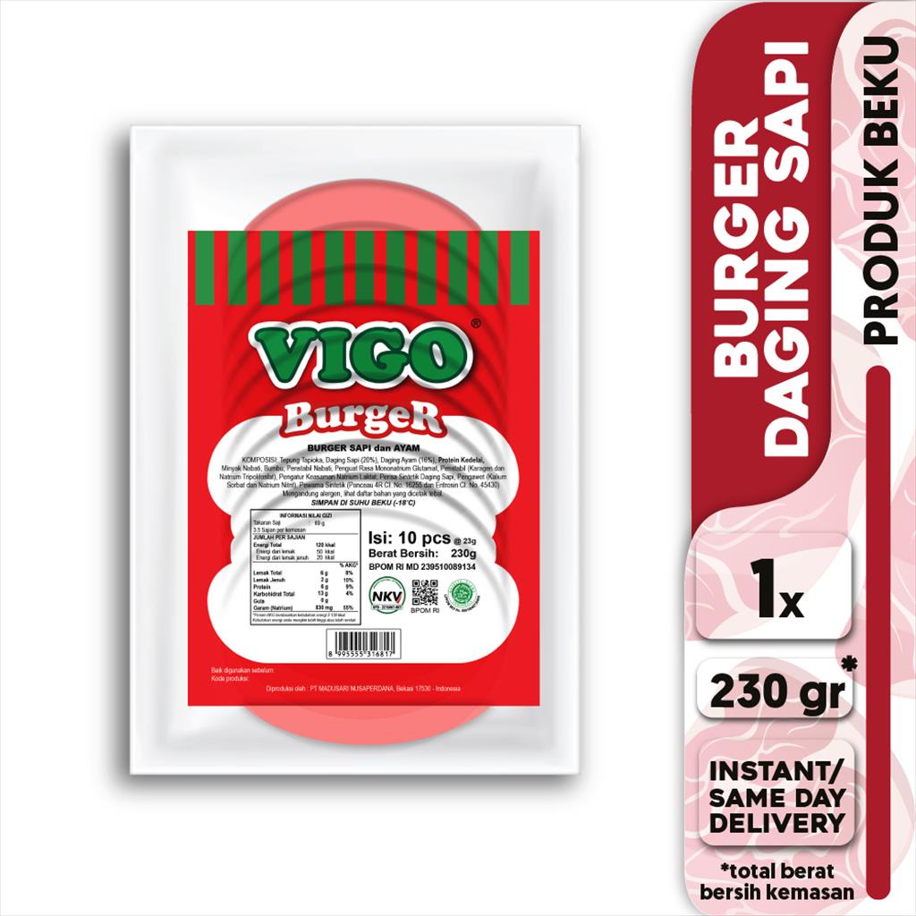 

VIGO Burger Kombinasi10