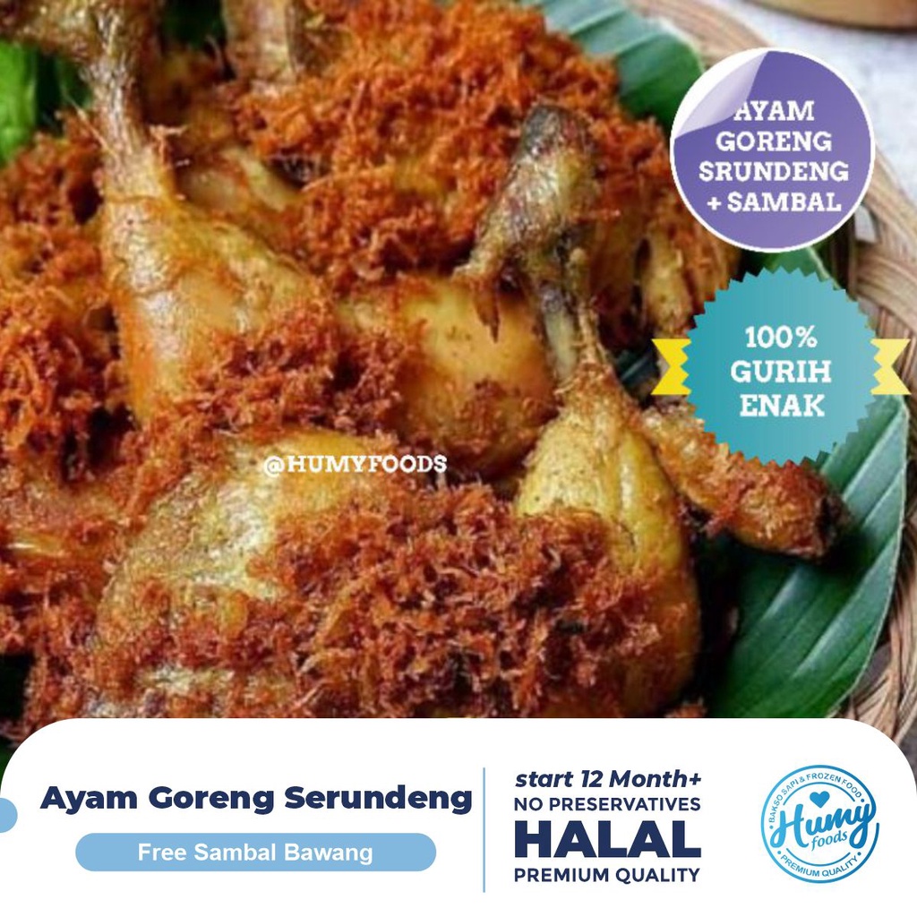 

MAKAN ENAK AYAM GORENG SERUNDENG FREE SAMBAL Homemade No MSG