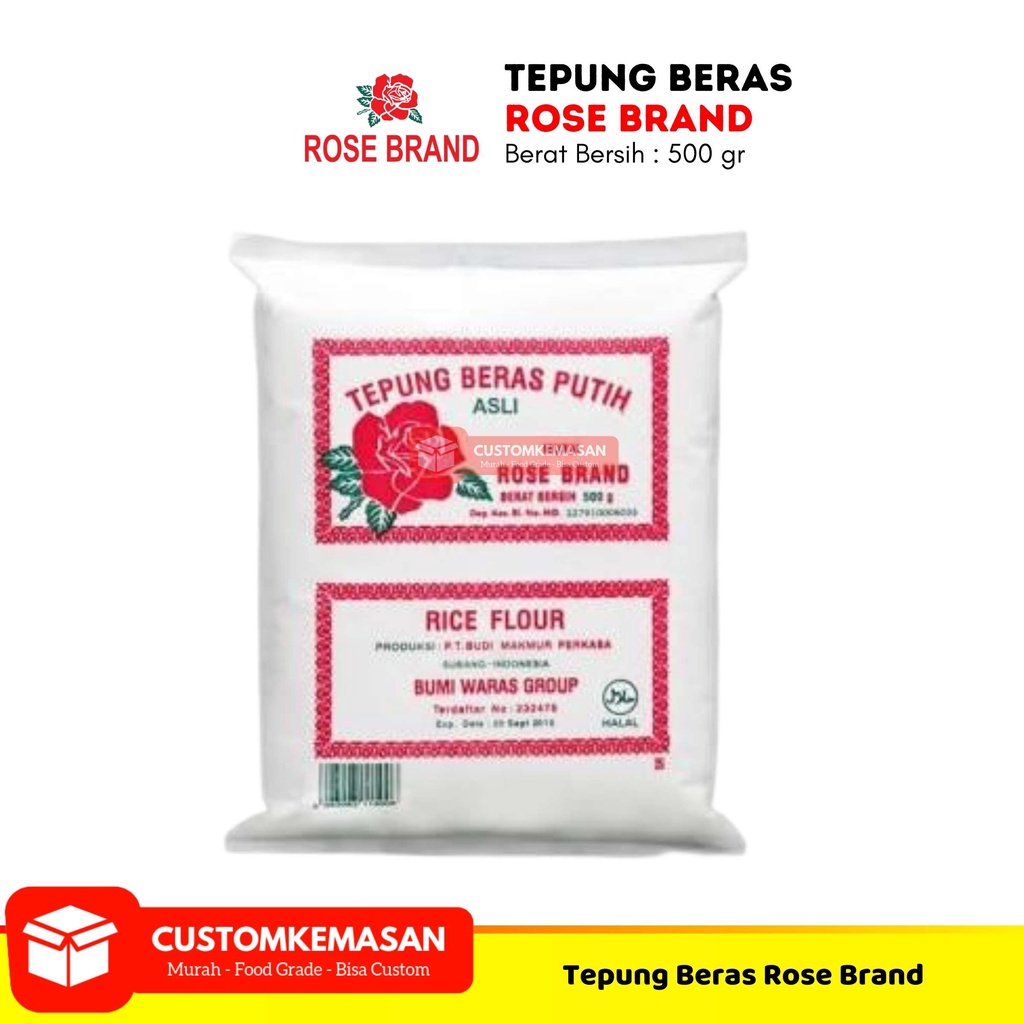 

Rose Brand Tepung Beras 500gr / Tepung Beras / Tepung Beras Putih