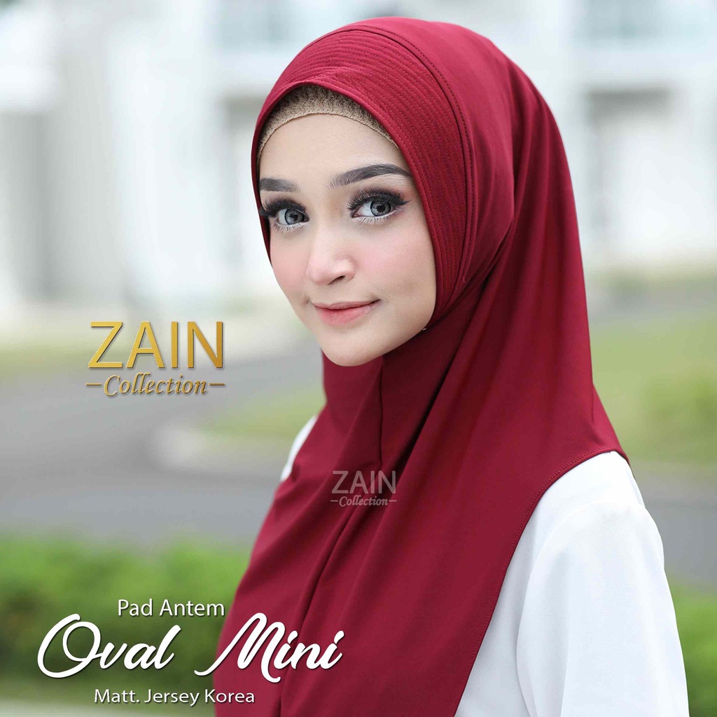 Kerudungn Bergo / Jilbab instan Bergo OVAL MINI Ori Zain Collection Hijab Bergo Jersey Korea