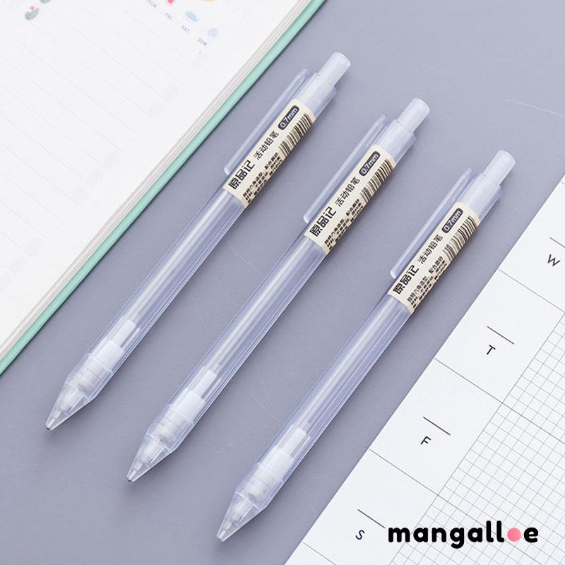 

Sederhana Transparan Batang Buram Pensil Otomatis 0.5mm Inti Siswa Alat Tulis Pena Otomatis 0.7mm -MG