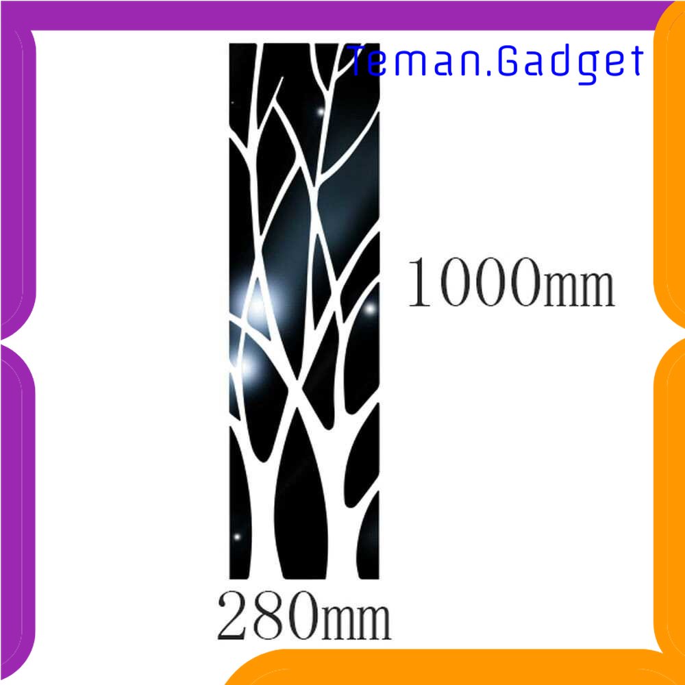 TG -  ART SOLEDI Sticker Cermin Dekorasi Dinding 3D Acrylic 1000 x 280 mm - SL100