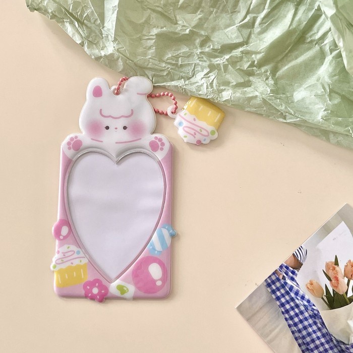

Best Seller Id Card Holder Name Tag Keychain / Wadah Kartu Photocard Lucu Kawaii
