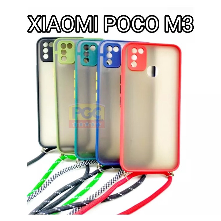SOFTCASE FUZE + TALI ( XIAOMI POCO M3 ) | TALI LANYARD MOTIF | SOFTCASE FUZE TALI ARTIS | TALI LANYA