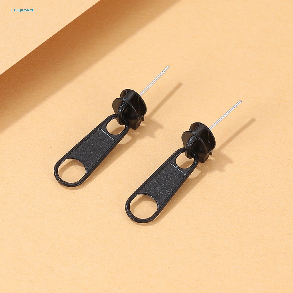 Lilyscent 1pasang Perempuan Ear Studs Perhiasan Hadiah Kartun Electroplating Stud Earrings Semua Pertandingan