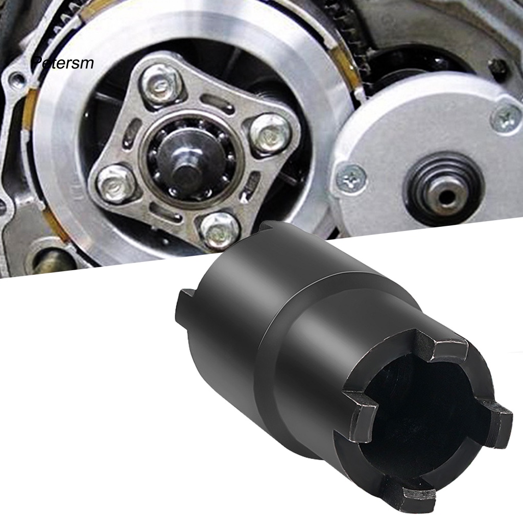 Kunci Sok Kopling PP Hitam Untuk Rumah Praktis Clutch Lock Nut Wrench Double-headed