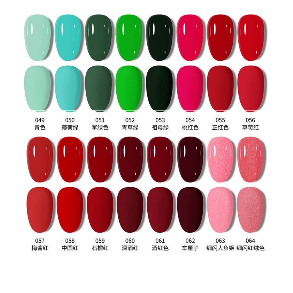 ~AB~ GAIRRIY 51-80 Gel Nail Polish UV LED Kutek Kuteks Cat Kuku Nail Art