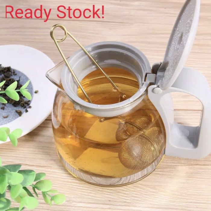 

CHA Infuser / Saringan Teh Bahan Stainless Steel Warna Emas