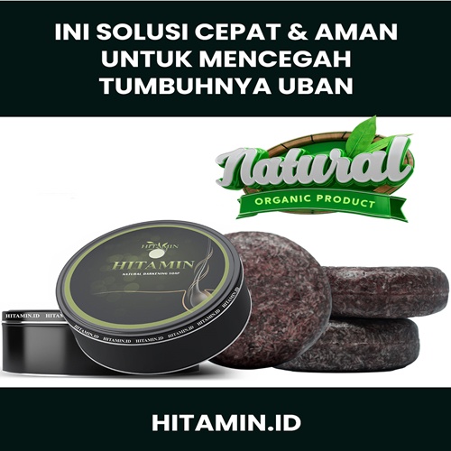 Sabun penghitam rambut uban HITAMIN ID pencegah rambut uban rontok ampuh 100% original