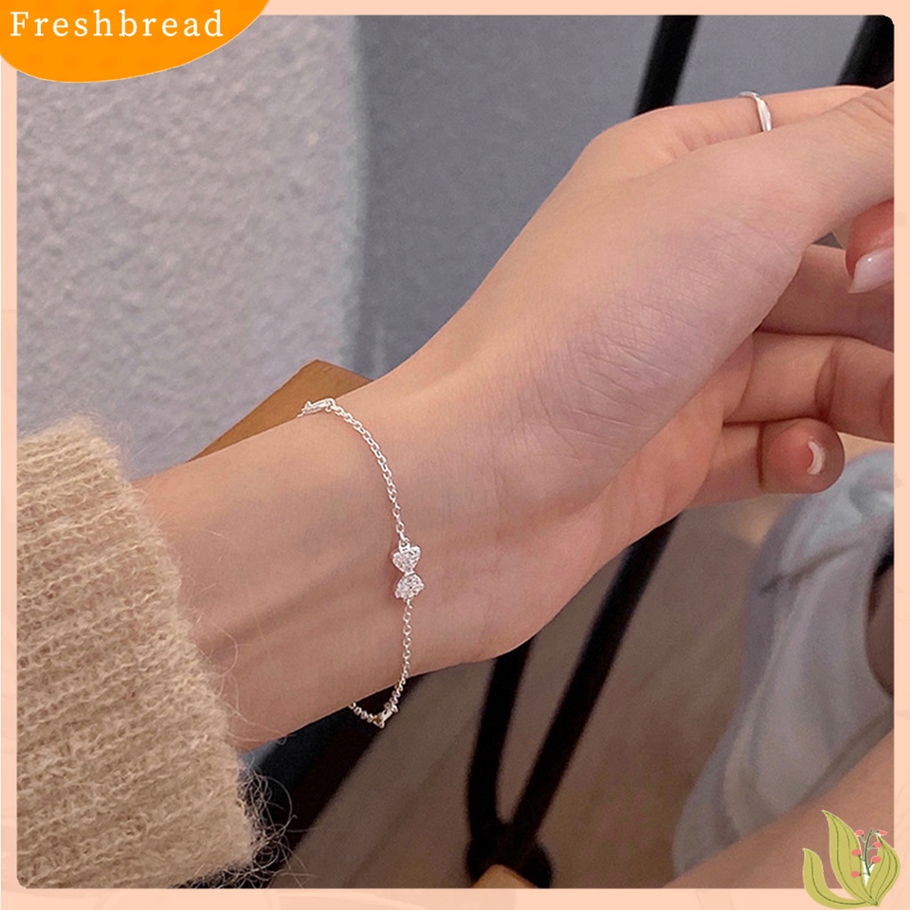 &lt; Freshbread &gt; Ladies Bracelet Lovely Copper Gelang Rantai Ikatan Simpul Best Friend Untuk Pesta