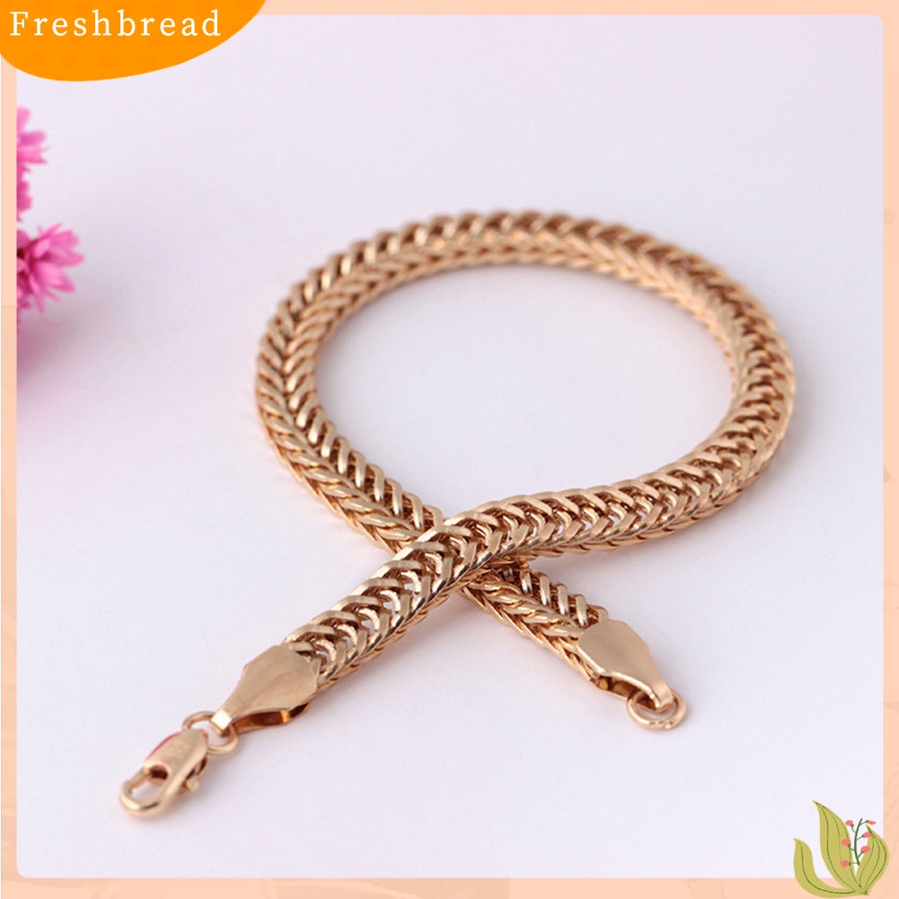 &lt; Freshbread &gt; Nightclub Pria Wanita Alloy Rantai Pasangan Hadiah Gelang Bangle Persahabatan Perhiasan