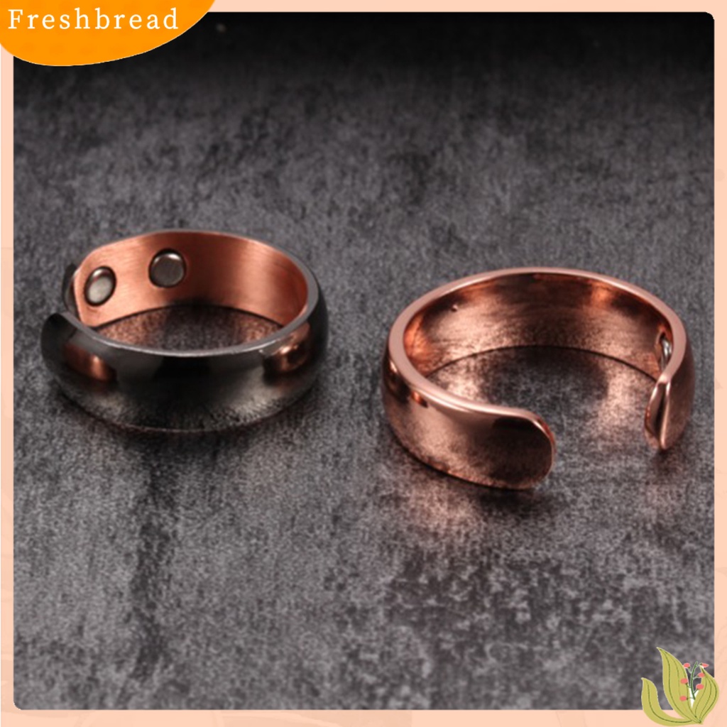 &lt; Freshbread &gt; Pria Cincin Pembukaan ic Perhiasan Electroplating Geometris Jari Cincin Hadiah Ulang Tahun