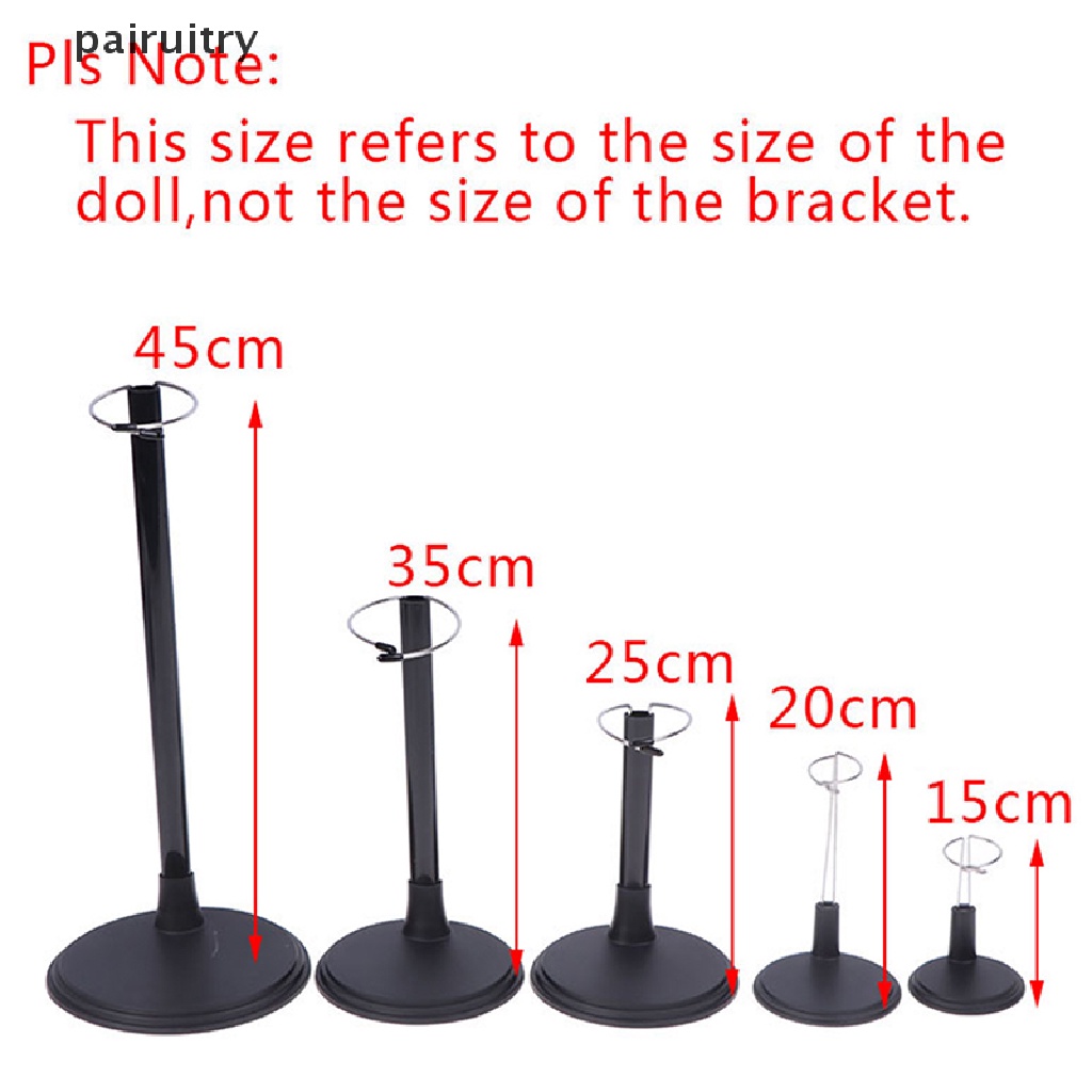 Prt Adjustable Metal Doll Dummy Wayang Stand Holder Penyangga Aksesoris Boneka PRT