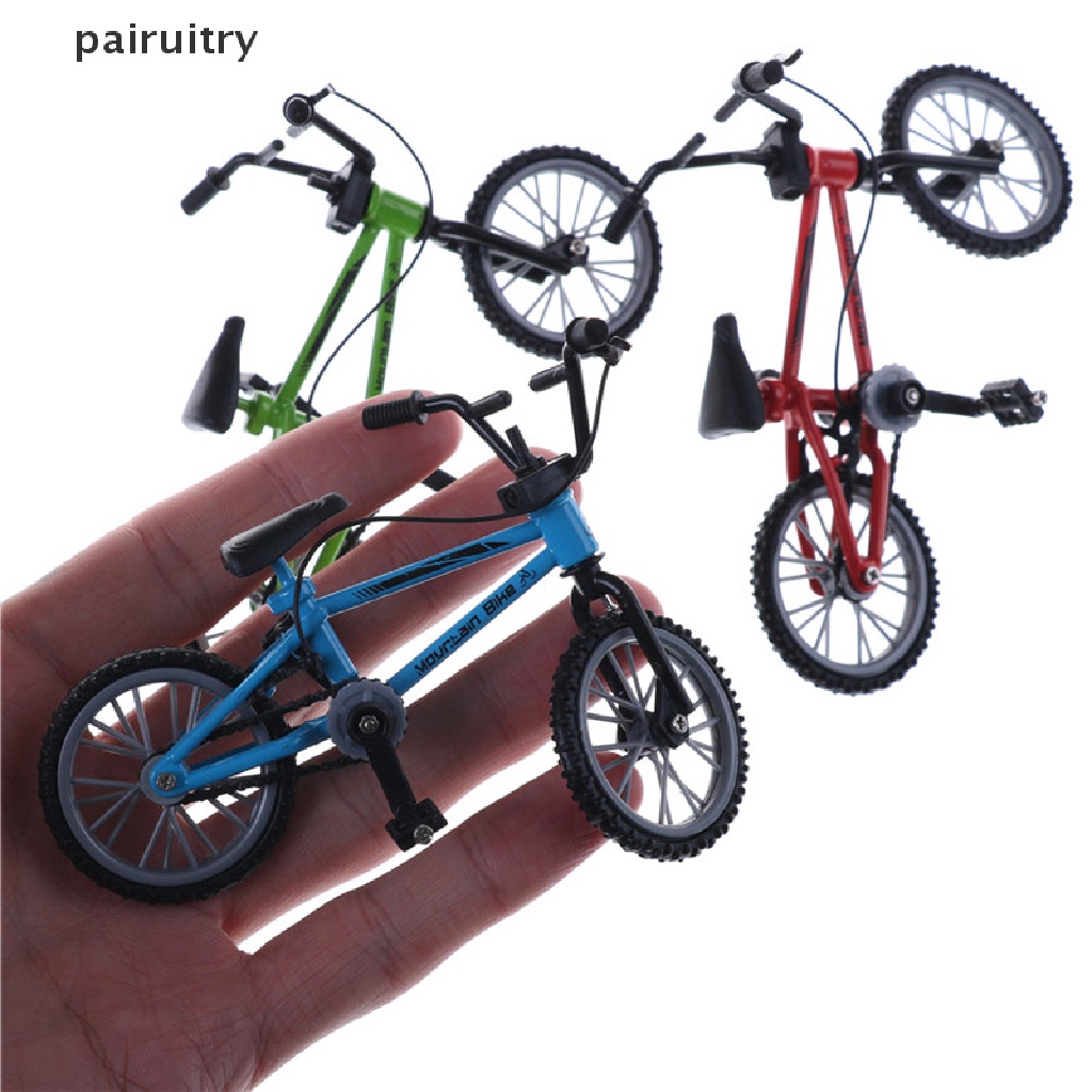 Prt Mini Finger Mountain BikesToys Alloy Sepeda Hadiah Game Kreatif Untuk Anak PRT