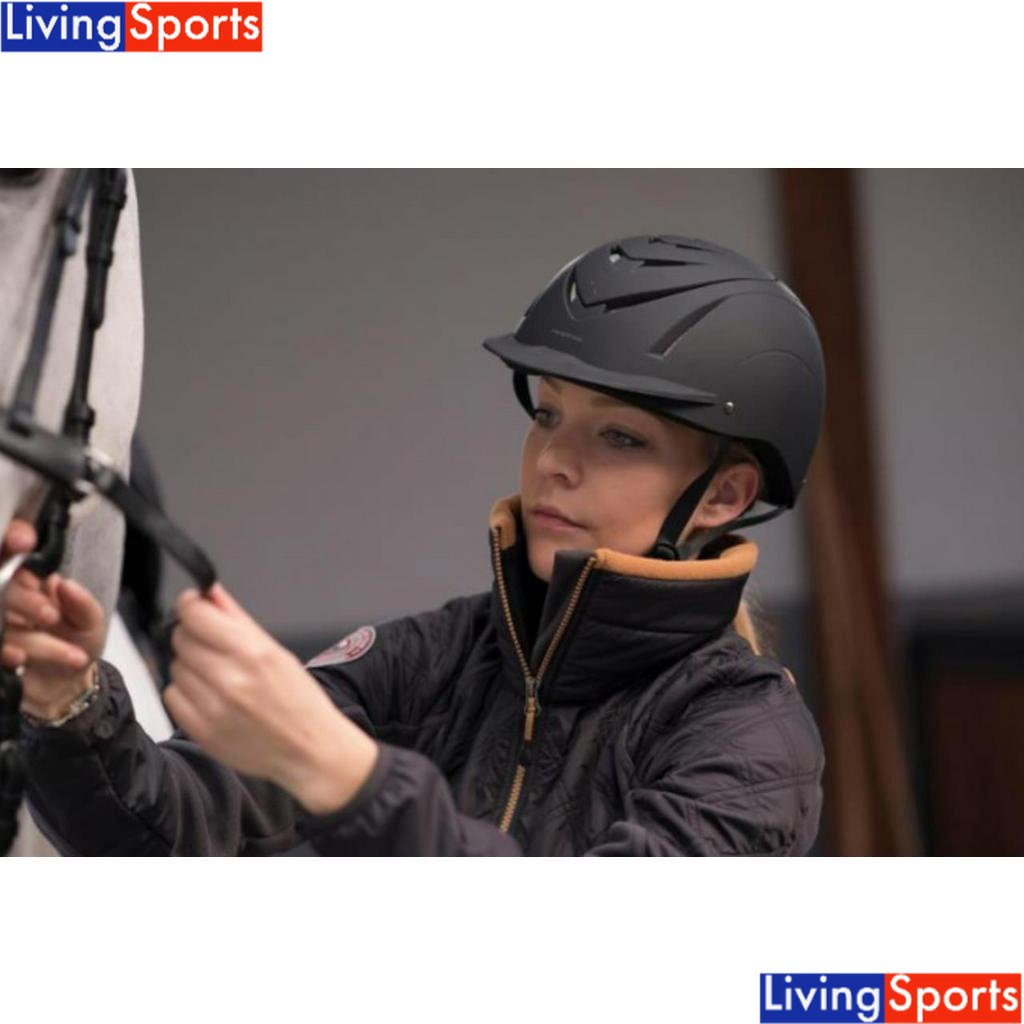 Helm Berkuda Horse Riding Helmet 500 Black