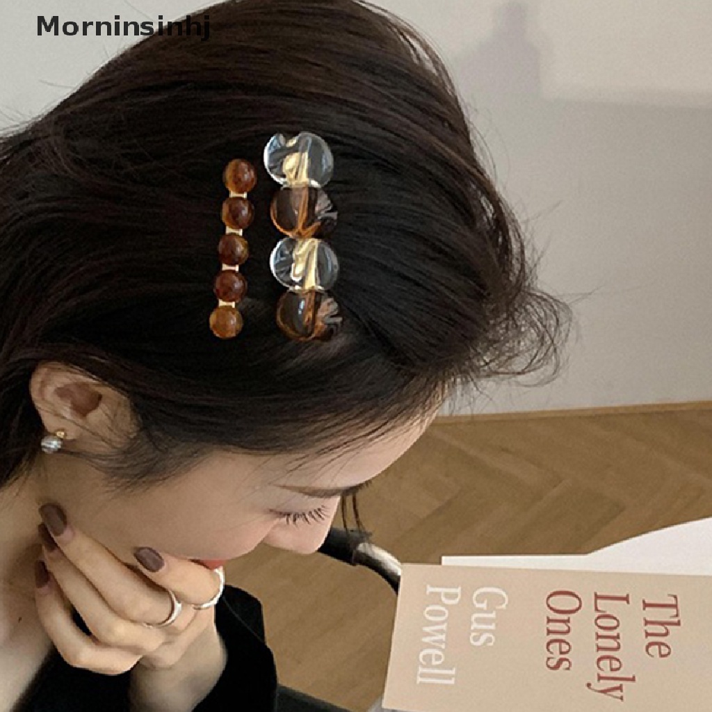 Mornin 2Pcs Sweet Hair Clip Lucu Kristal Jepit Rambut Wanita Geometris Hiasan Kepala Gadis Vintage Jepit Hairgrip Fashion Aksesoris Rambut id