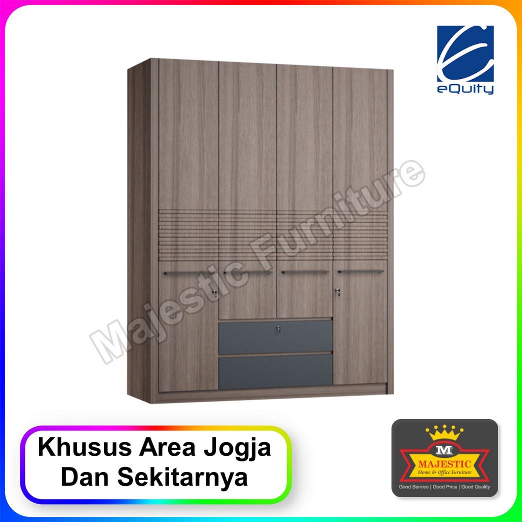 Lemari Pakaian 4 Pintu - Equity LP 398 SW - Jogja