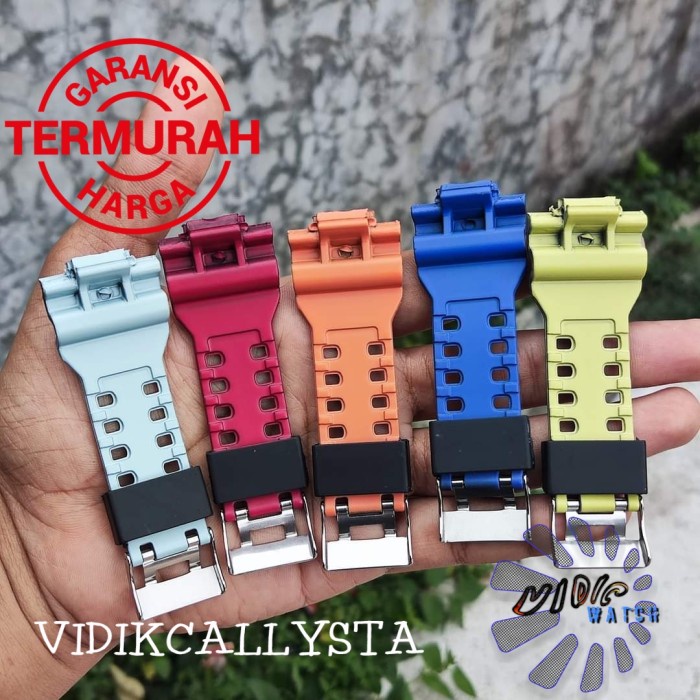 STRAP TALI JAM TANGAN GA100 GA120 GD100 GD120 G8900 GA400 VAMPIRE DUA WARNA