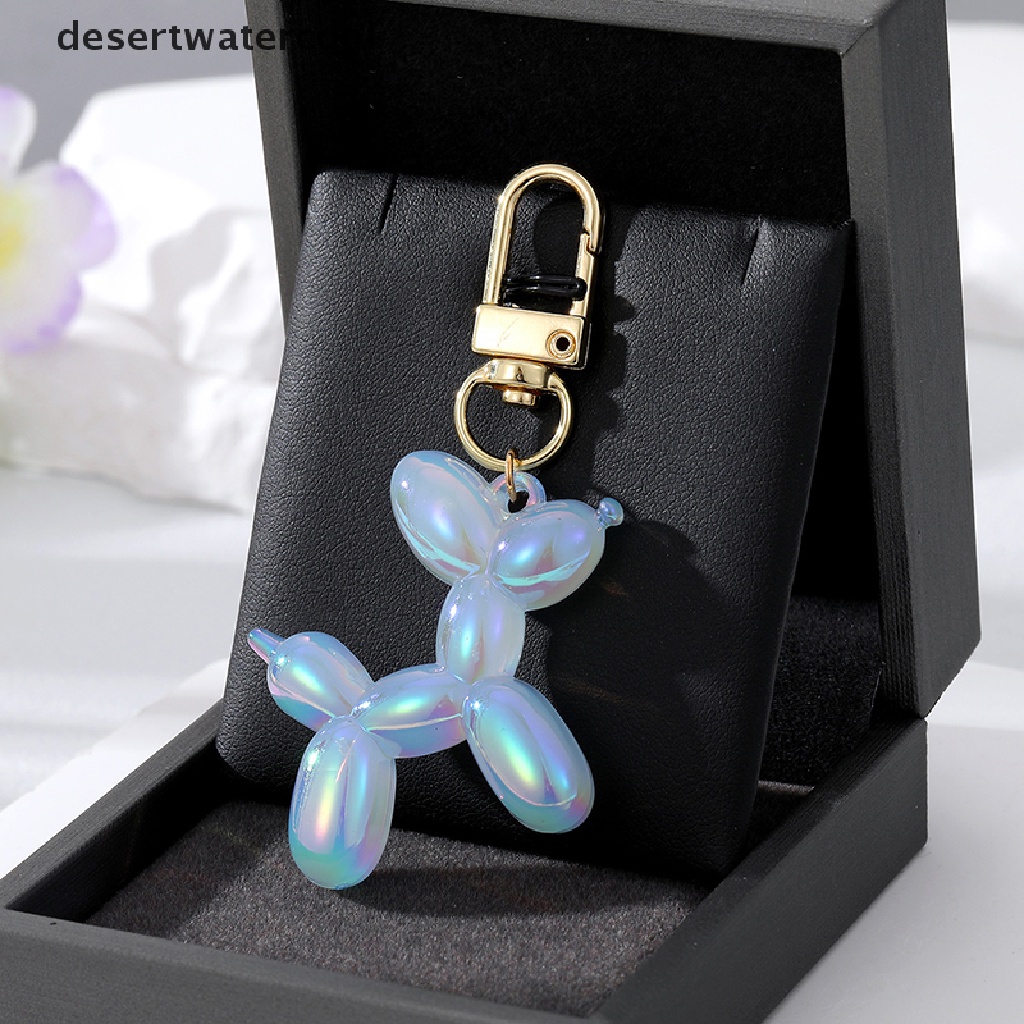 Deid 1pc Kawaii Kartun Hewan Pasangan Gantungan Kunci Key Ring Untuk Wanita Pria Baru Warna-Warni Lucu Tas Hewan Peliharaan Mobil Pemegang Airpods Kotak Perhiasan Martijn