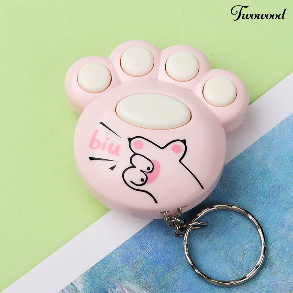 Twowood Brain Game Adorable Decompress Lovely Portable Fall Resistant Sensory Training Plastik Cat Claw Game Mesin Gantungan Kunci Untuk Hadiah