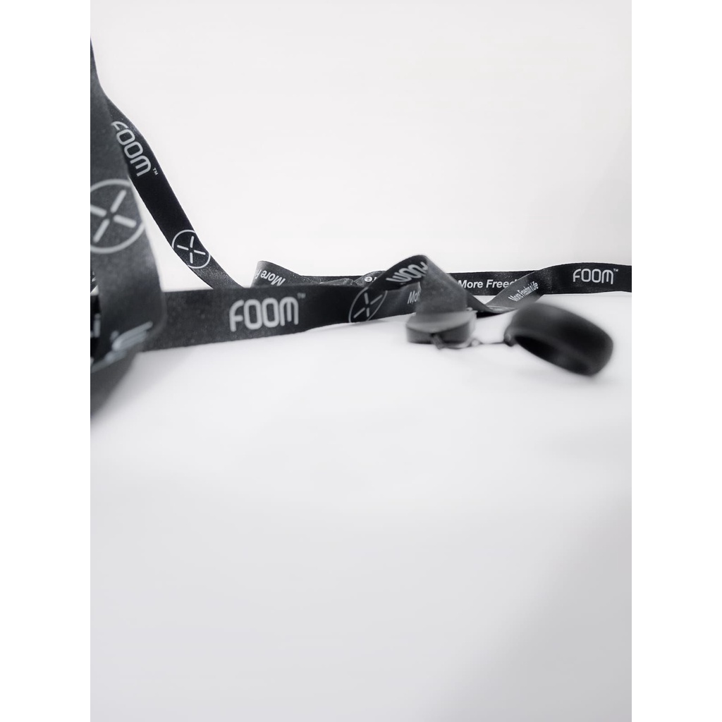 LANYARD FOOM BLACK KARET 13MM BY FOOM 100% AUTHENTIC