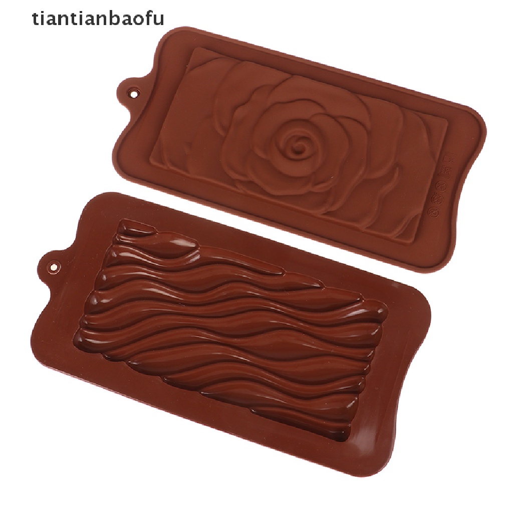 [tiantianbaofu] Peony Cetakan Coklat Kue Dekorasi Baking Silikon Maze Milk Chocolate Mold Butik