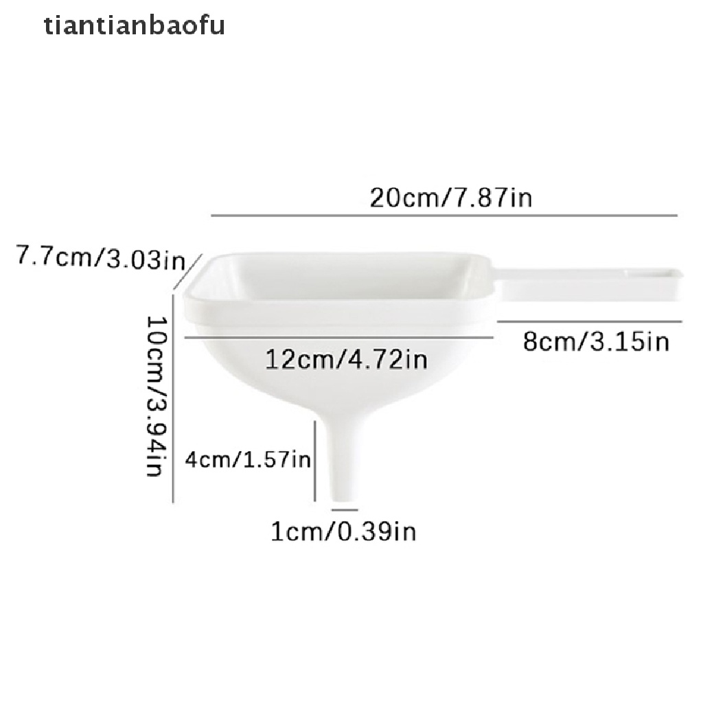 [tiantianbaofu] Jepang Dengan Handle Corong Isi Cairan Dispensing Selai Salad Untuk Toples Kaleng Butik