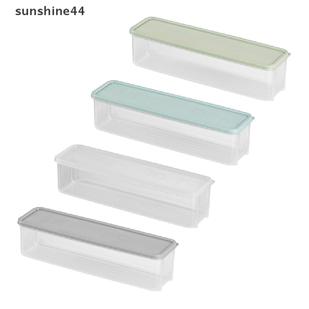 Sunshine 1Pc Rectangular Sealed Food Pasta Spaghetti Box Kotak Penyimpanan Kulkas ID