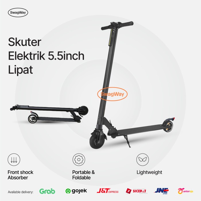 Skuter Elektrik Ringan Lightweight Electric Scooter / Otopet Listrik