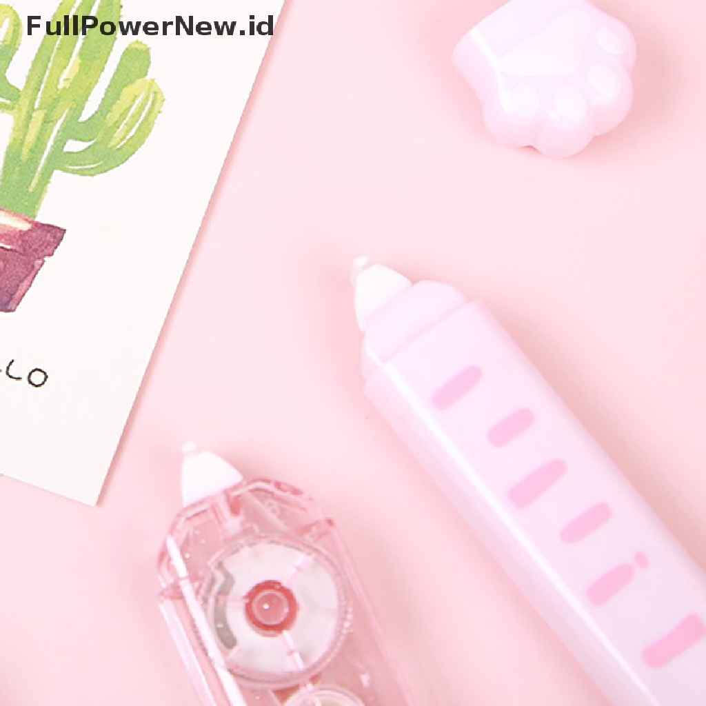 Power 6Pcs Set Alat Tulis Anak Kaki Kucing Kreatif Cakar Kucing Pensil Sharpener Eraser Set ID