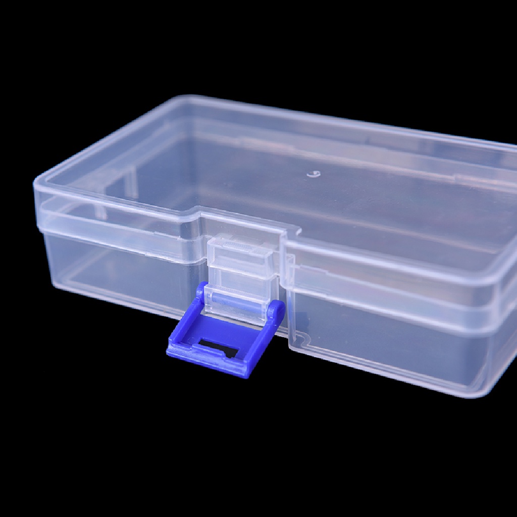 Rsid Span-new 1pc Transparan Pemikat Pancing tackle hook Kotak Penyimpanan Plastik container case Jelly