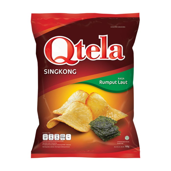 

Qtela Singkong Rumput Laut 100gr - 6 Pcs