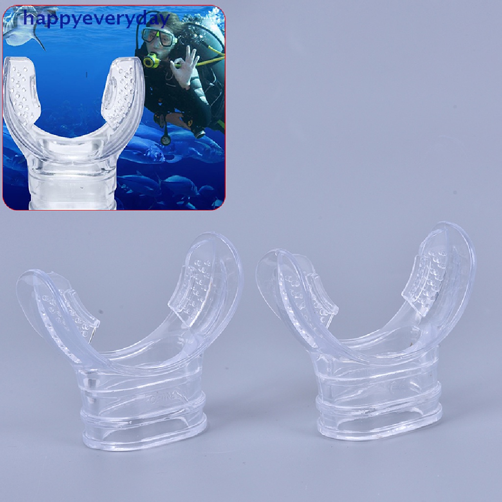 [happy] 1pc Tabung Selam Snorkeling Silikon Bening Underwater Diving Tube Aksesoris Renang [ID]