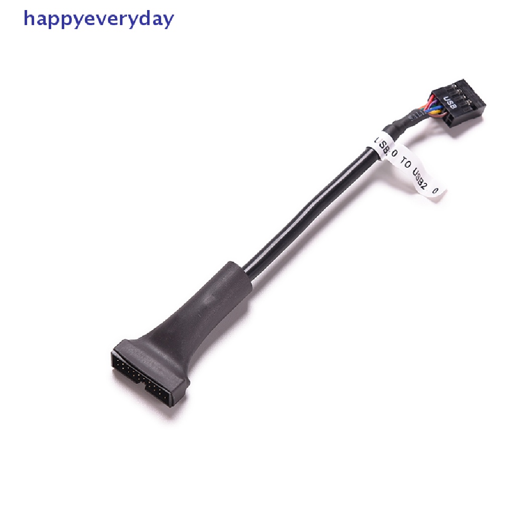 [happy] Usb 2.0 9Pin Motherboard Female to 20Pin USB 3.0 Housing Male Adapter Kabel [ID]