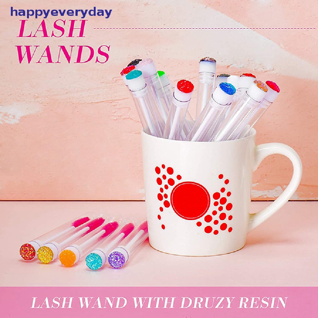 [happy] Reusable Eyebrow Brush Extension Sikat Bulu Mata Tahan Debu Yang Dapat Diganti [ID]