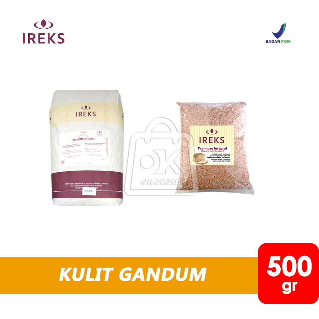 

Kulit Gandum Kasar IREKS Premium Integral Coarse Bran (500 gr)