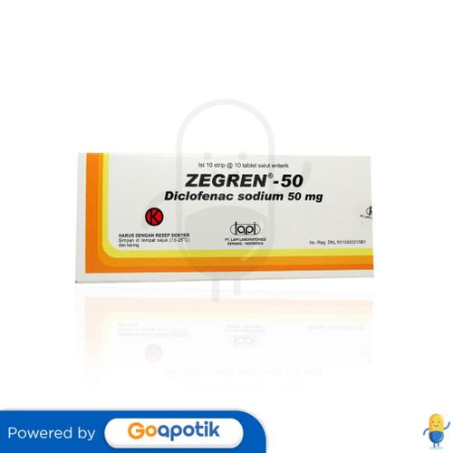 ZEGREN 50 MG BOX 100 TABLET