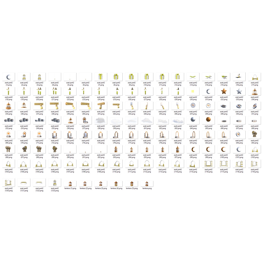 556 Asset 3D Icons Pack PNG HD Hires